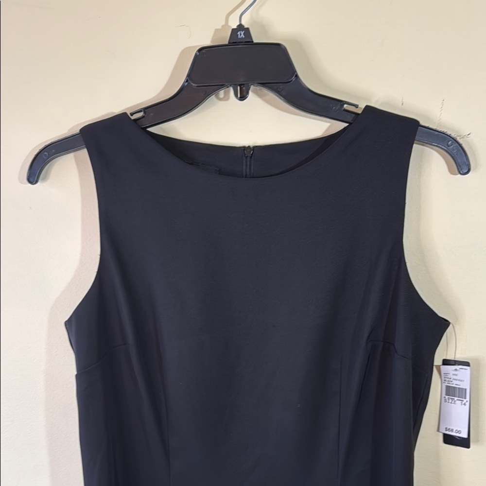 AGB Dress Black Sleeveless Midi in Size 14 NWT - Picture 4 of 12